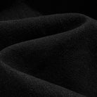 Oromen Comfort Utility Shirt in Black - Cotton blend Linen Fabrics