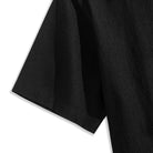 Oromen Comfort Utility Shirt in Black - Short Sleeves