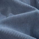 Pure Cotton Corduroy Fabric Texture Close-Up – Sky Blue OROMEN