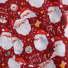 Santa Claus Festival Shirt Chest Pocket Detail – OROMEN Holiday Shirt