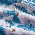 Sea of Pink Mist Shirt – Coconut Shell Button Detail