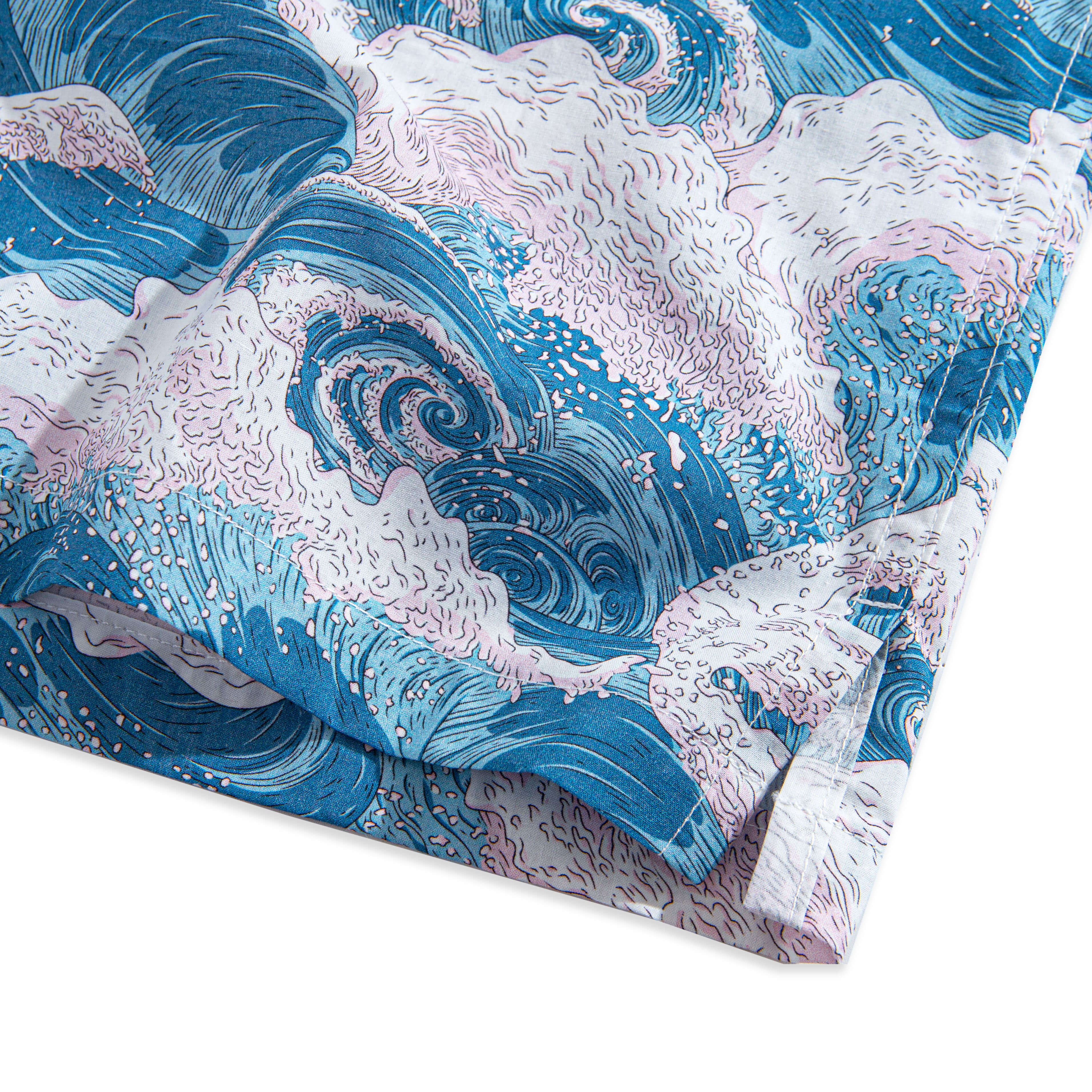 Sea of Pink Mist Shirt – Side Vent Detail