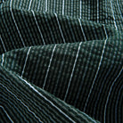 Seersucker Fabric Close-Up — Textured 100% Cotton Weave in Green