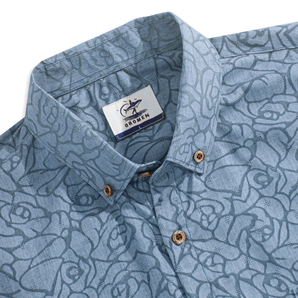 Shadow Floral Textured Shirt