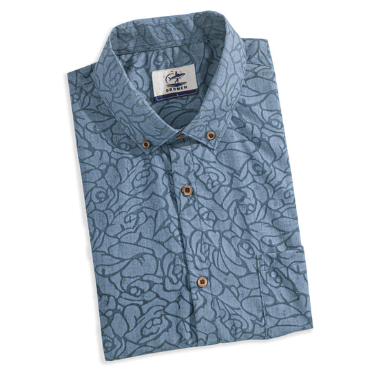 Shadow Floral Textured Shirt