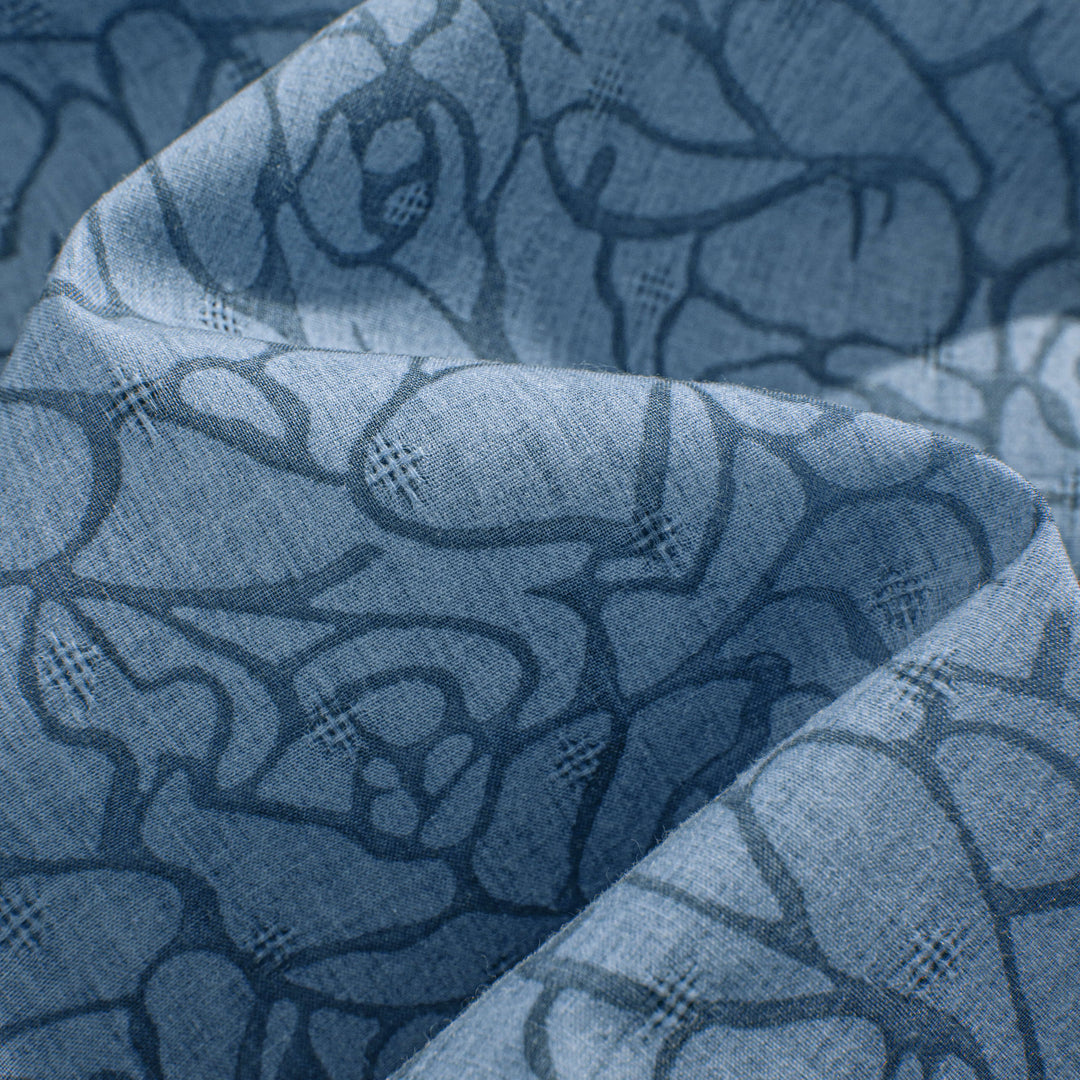 Shadow Floral Textured Shirt