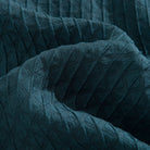 Shadow-Stripe Diamond Fabric Texture Close-Up – Cotton Tencel™