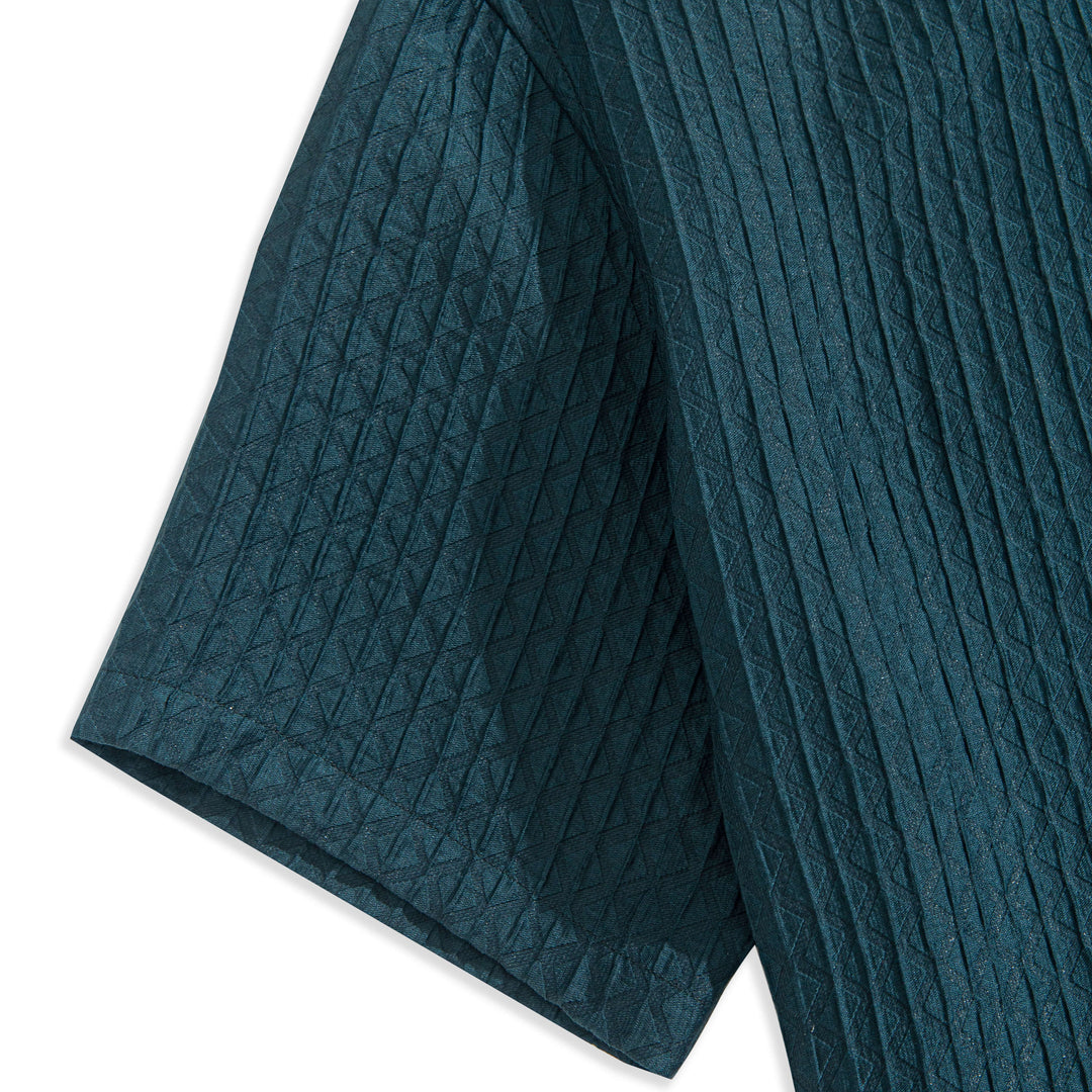 Shadow-Stripe Diamond Textured Shirt