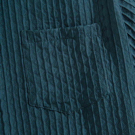 Shadow-Stripe Diamond Textured Shirt