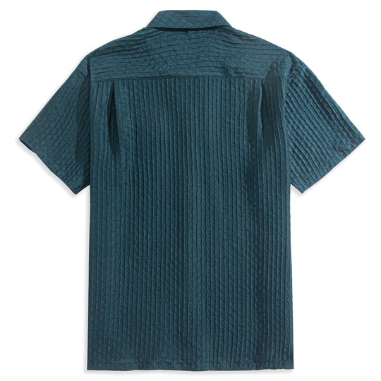 Shadow-Stripe Diamond Textured Shirt