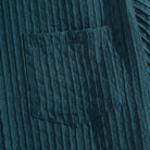 Shadow-Stripe Shirt Chest Pocket Detail – OROMEN Woven
