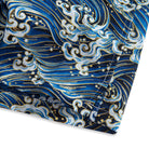 Side Slit Hem Detail – OROMEN Rolling Waves Aloha Shirt