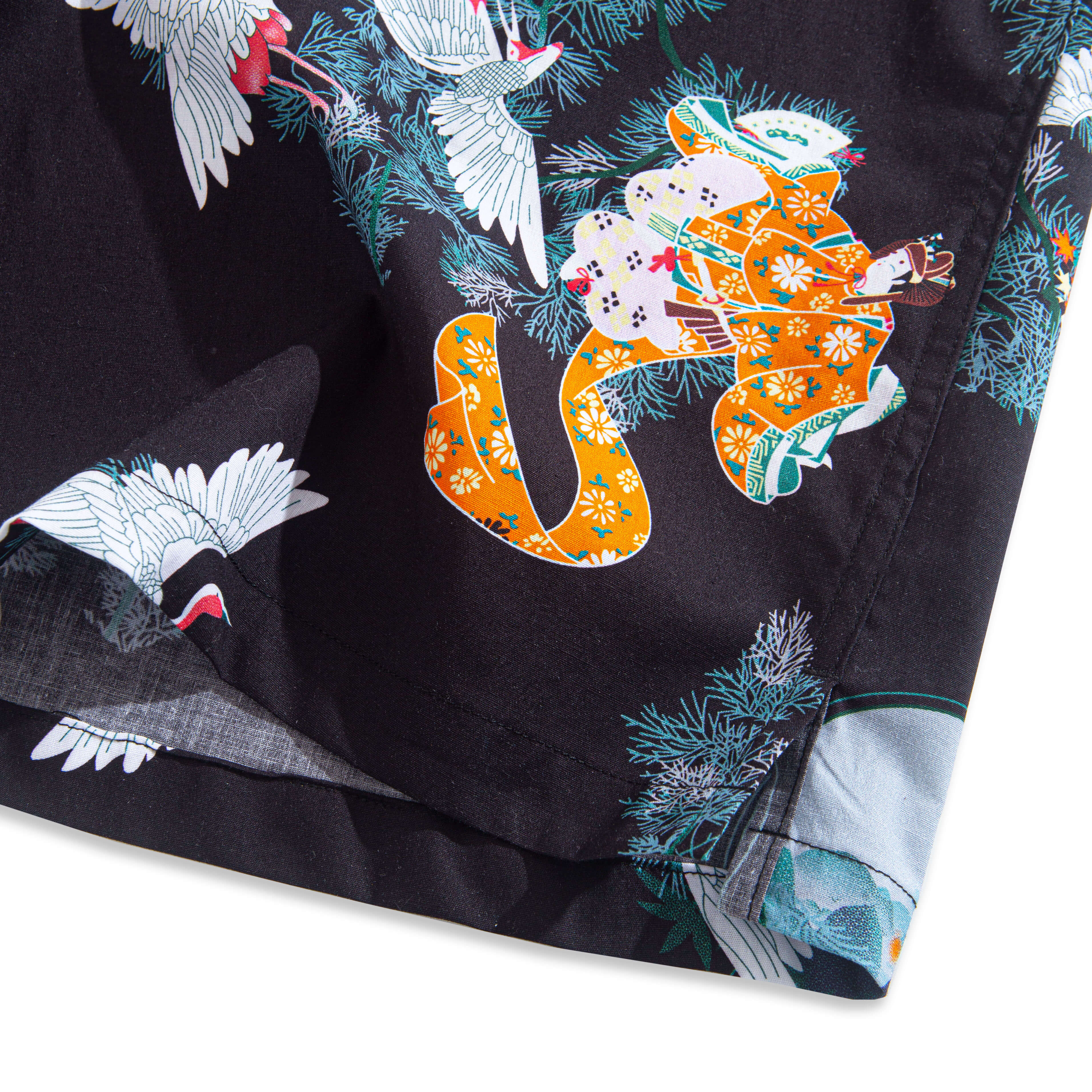 Side Vent Detail - Gratitude Of A Thousand Cranes Shirt Comfort Feature