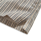 Side Vent and Double Needle Stitching Detail on OROMEN Cotton Corduroy Shirt