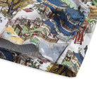 Side vent detail and box pleat construction of Hawaiian shirt