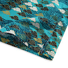 Side vent detail on Auspicious Clouds premium cotton shirt