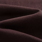Smooth ice-touch viscose knit fabric texture detail, chocolate brown
polo shirt, 100% viscose fine knit construction – OROMEN