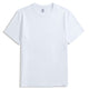 Solid Cotton T-Shirt in White – Front View