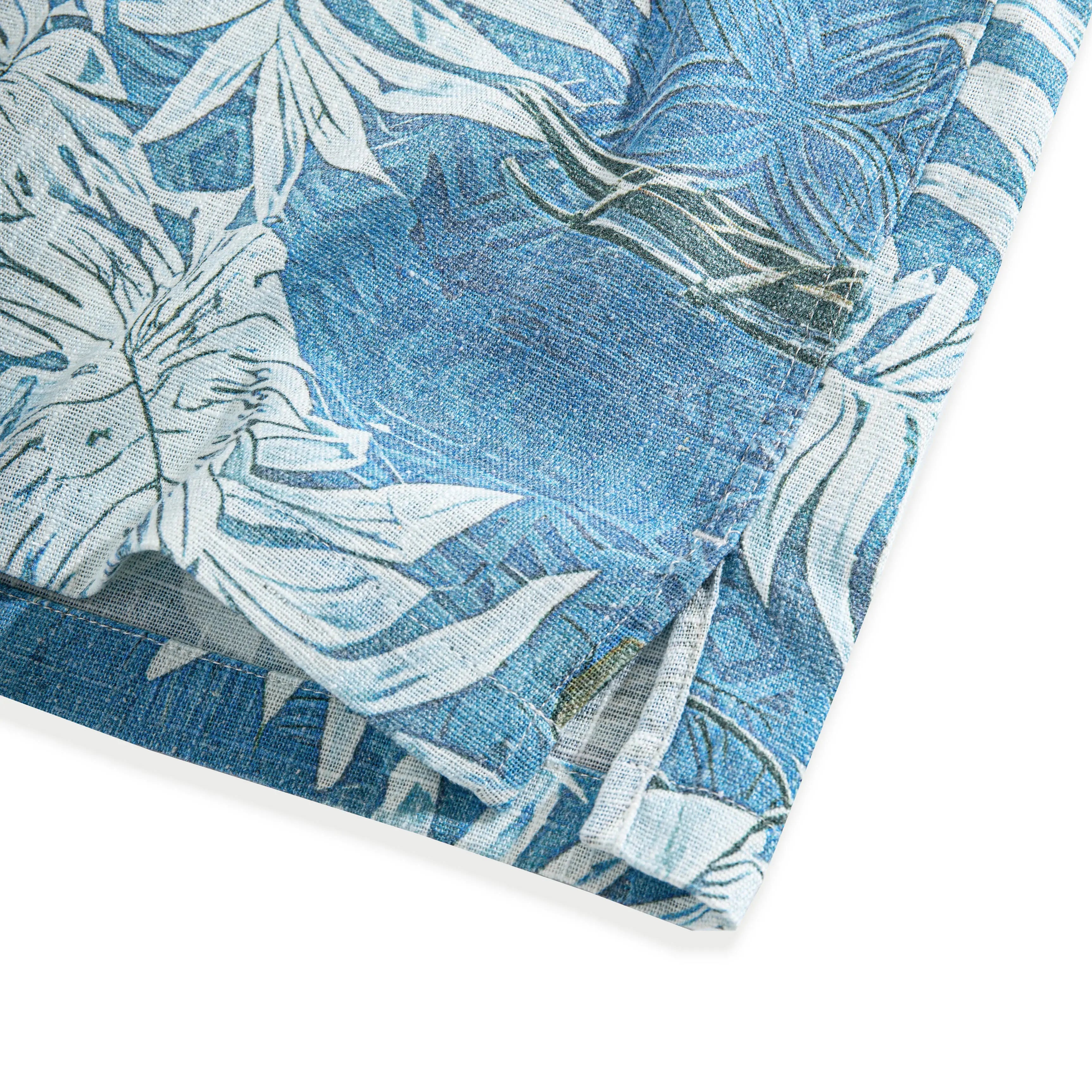 Tropical Totem Aloha Shirt – Hem & Side Vent Detail Relaxed Fit