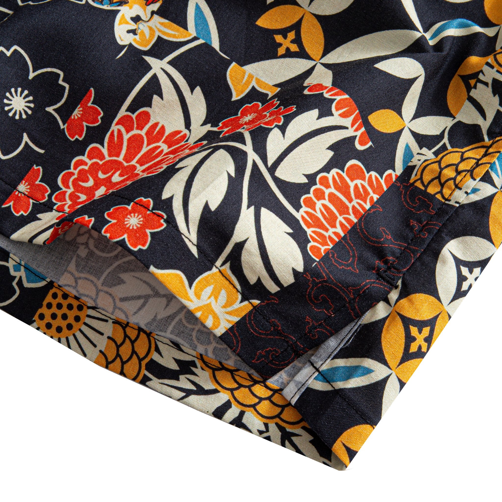 Ukiyo-e Heritage Patchwork Shirt – Side View