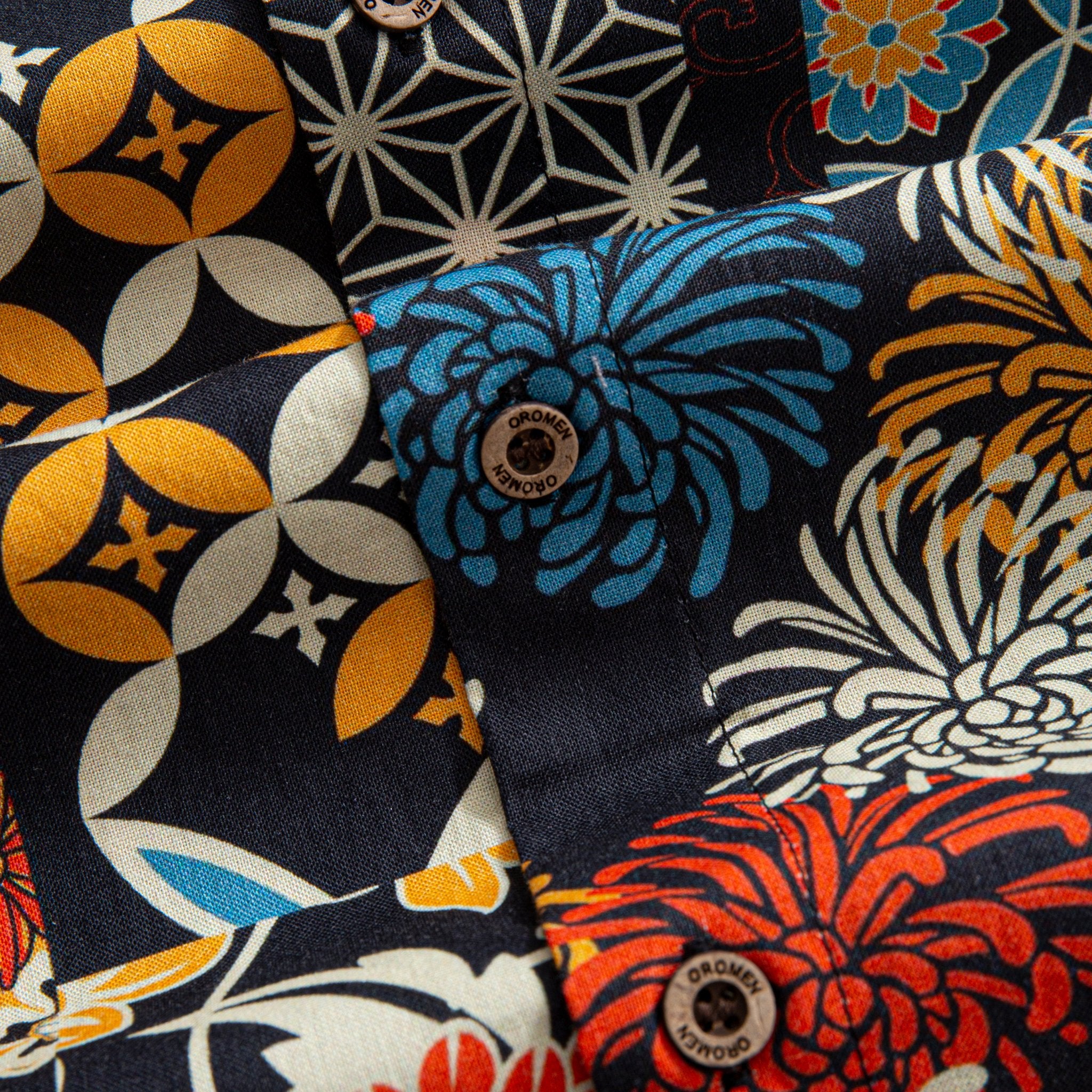 Ukiyo-e Patchwork Shirt – Fabric & Patchwork Detail