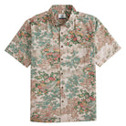 Ukiyoe Spring Scroll Hawaiian shirt with cherry blossom print - OROMEN Japanese cotton shirt