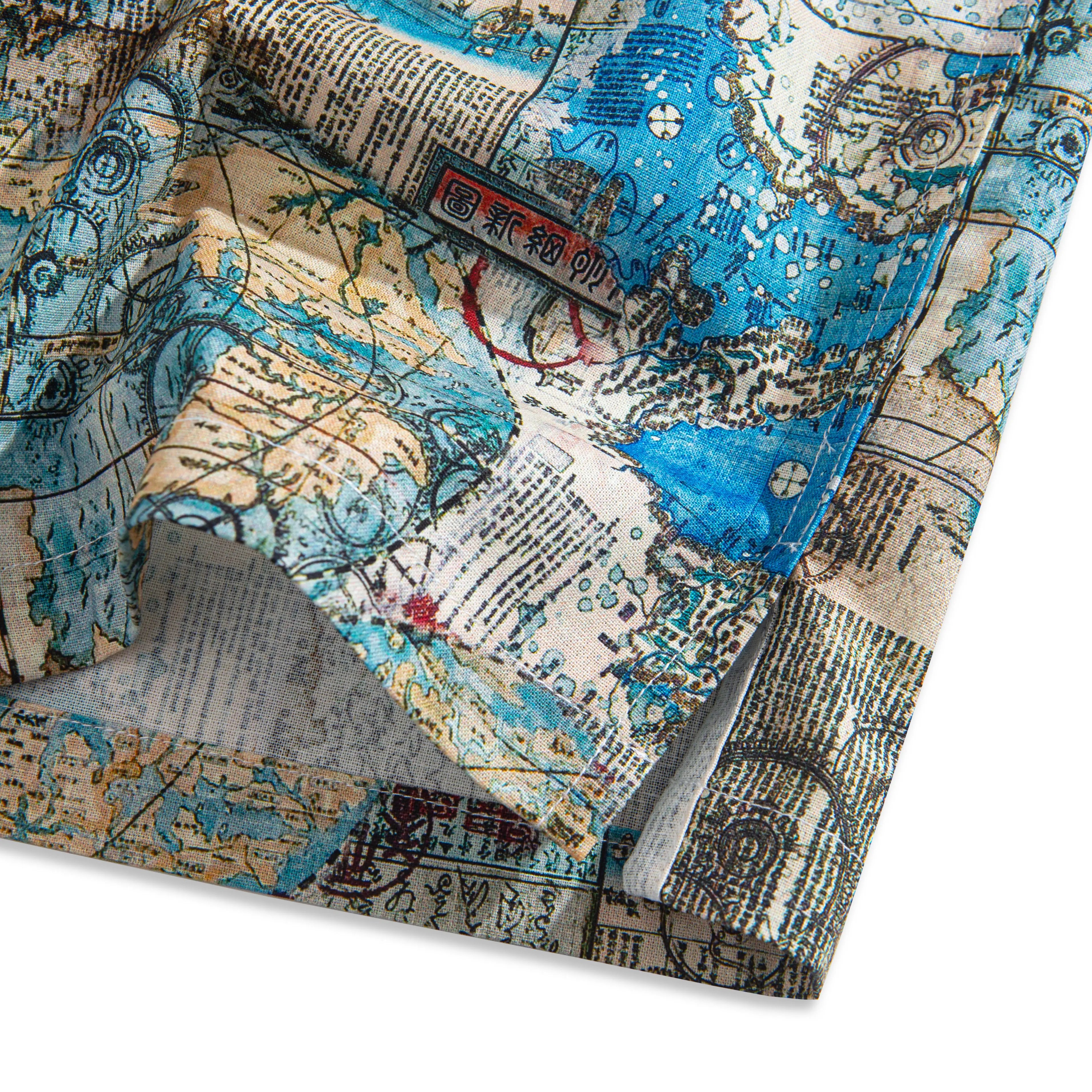 Voyage of Verse Aloha Shirt – Hem Side Vent Detail