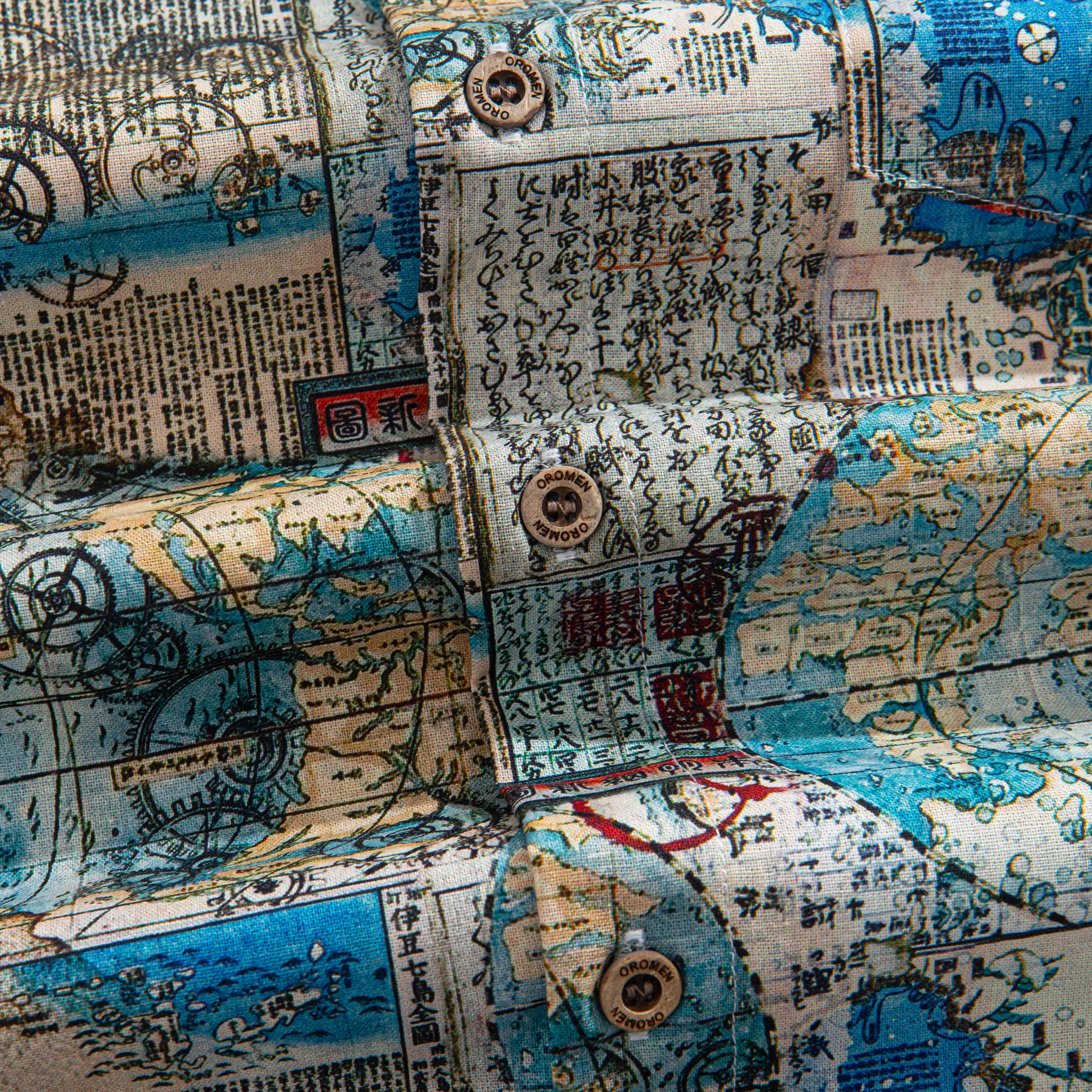 Voyage of Verse Aloha Shirt – Coconut Shell Button Detail