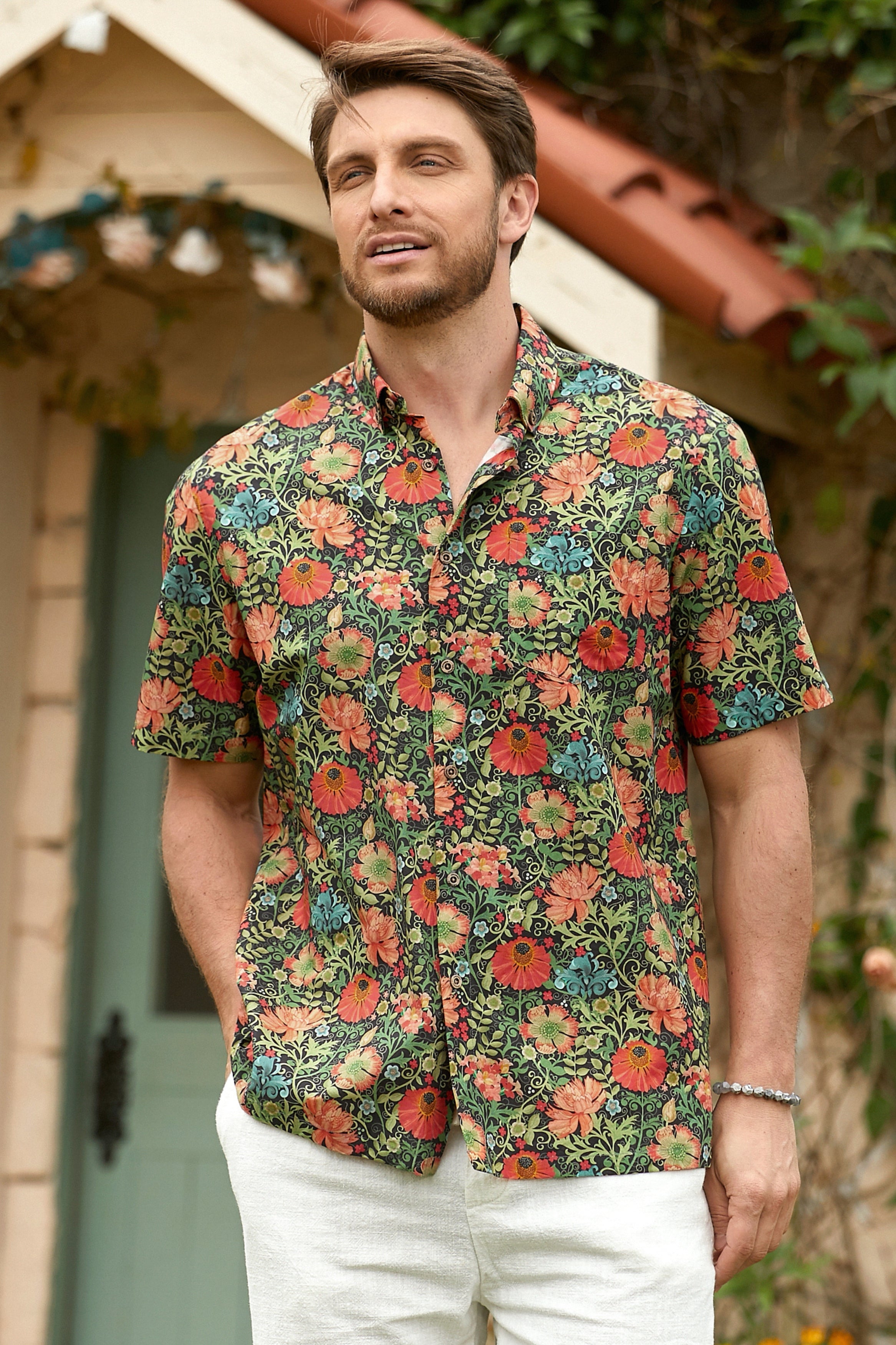 (週末値下)mame 20s Floral Print Shirt FLORAL PRINT SHIRT - Printed | ZARA United States
