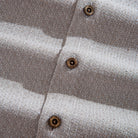 Woven Shirt Coconut Button Detail – OROMEN Two-Tone Cotton Linen